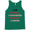 i Am A Woman A Daughter A Mother A Sister Tank Top