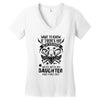 Life After Death Mess With My Daughter Women's V-Neck T-Shirt