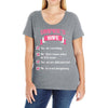 umpire's wife Ladies Curvy T-Shirt