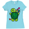 love turtle Ladies Fitted T-Shirt