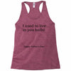 dad balls greeting Racerback Tank