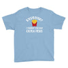 exercise vs extra fries Youth Tee