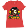 music Ladies Fitted T-Shirt