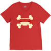 ninja pirate jolly roger V-Neck Tee