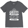 Queens Are Born In October V-Neck Tee