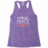 normal people scare me Racerback Tank
