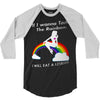 ls mug eat rainbow eat les 3/4 Sleeve Shirt