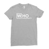 doctor who m.d   vintage retro tv show fan dr Ladies Fitted T-Shirt