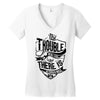 danger music Women's V-Neck T-Shirt