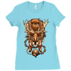 save the jungle Ladies Fitted T-Shirt