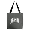 wings letter a Tote Bags