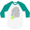 fart ghost 3/4 Sleeve Shirt