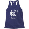 the lunar year of rooster Racerback Tank