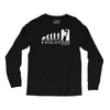 climbing ape to evolution climb indoor outdoor Long Sleeve Shirts