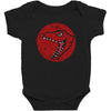 Red Dinosaur Baby Bodysuit