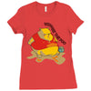 winnie le porc Ladies Fitted T-Shirt