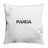 Panda Write T-Shirt Throw Pillow