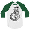 tribal cobra 3/4 Sleeve Shirt