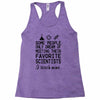 i teach mine science teacher Racerback Tank
