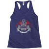 black knight coat of (no) arms Racerback Tank