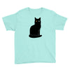 black cat Youth Tee