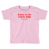 funny t shirt come to the dark side we have cookies rude tee offensive Toddler T-shirt