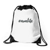 mom life svg Drawstring Bags