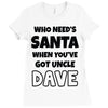secret santa Ladies Fitted T-Shirt