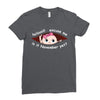 November Peeking Out Baby Girl Ladies Fitted T-Shirt