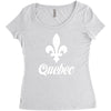 quebec canada Women's Triblend Scoop T-shirt