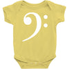 bass clef hat Baby Bodysuit