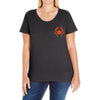 scorpion pocket Ladies Curvy T-Shirt
