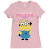 me awesome Ladies Fitted T-Shirt