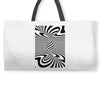 optical illusion Weekender Totes