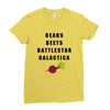 bears beets battlestar galactica Ladies Fitted T-Shirt