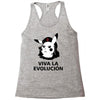 viva la evolucion Racerback Tank
