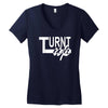 turnt up Women's V-Neck T-Shirt