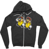 paper bad duo Zipper Hoodie