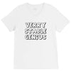 verry stable genius V-Neck Tee