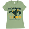 mordor fun run Ladies Fitted T-Shirt