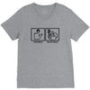 push button receive bacon t shirt funny awesome nerdy geeky humor tee V-Neck Tee