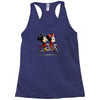 biking down main street Racerback Tank