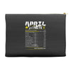 April Girl Facts Taurus Accessory Pouches