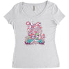 mushroom party Women's Triblend Scoop T-shirt