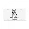 no drama llama License Plate