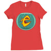 angry goldfish cartoon Ladies Fitted T-Shirt