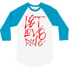 let love rule 3/4 Sleeve Shirt
