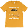 november  girl is a perfect combination of princess and warrior T-Shirt