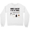 MONEY CAN BUY A LOT OF THINGS, Crewneck Sweatshirt