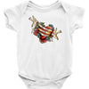 not today satan Baby Onesie